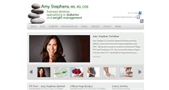 Desktop Screenshot of amystephensnutrition.com